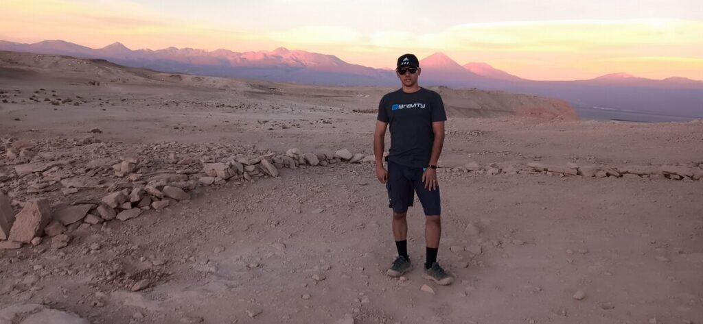 Valle de la luna, um dos vales no deserto de Atacama