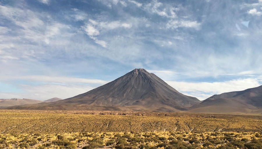 Vulcão Licancabur um vulcão perto de San Pedro de Atacama