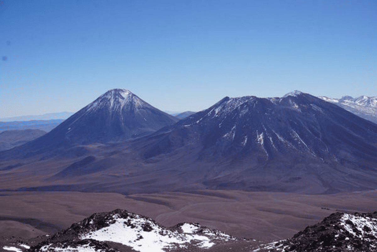 Cerro Toco, um vulcão inativo em San Pedro de Atacama
