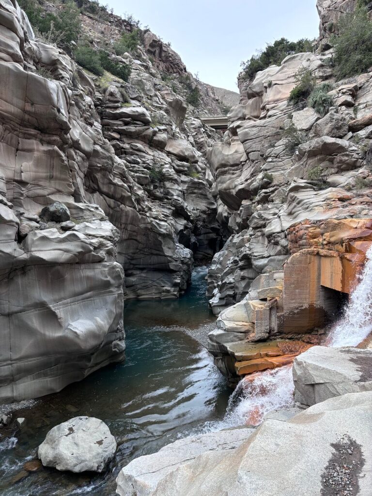 las melosas, cachoeira em Cajon del Maipo